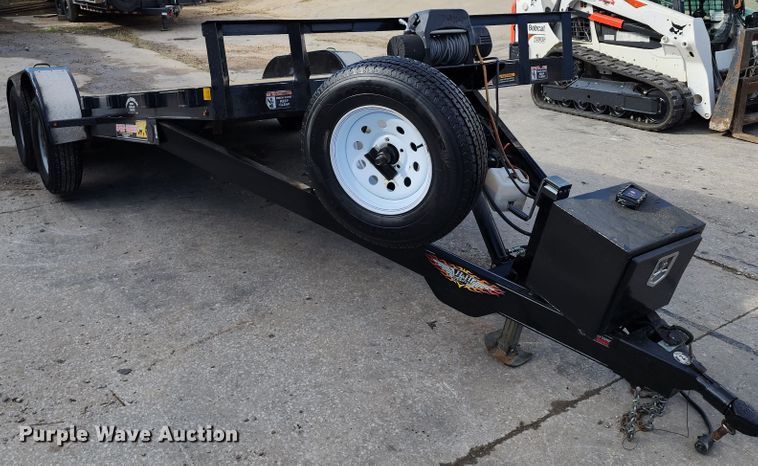 image for item DL6691 2017 Novae  tilt deck equipment trailer