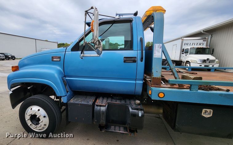 image for item DL6703 2000 GMC C6500  rollback truck