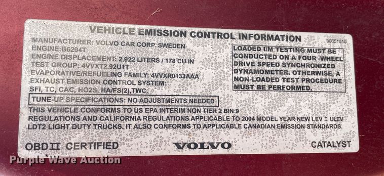 image for item DN5107 2004 Volvo XC90  SUV