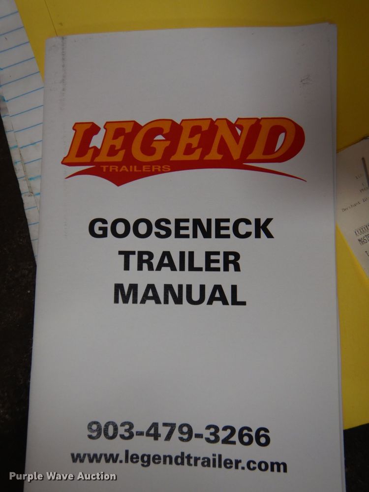 image for item DO1551 2014 Legend  equipment trailer