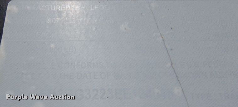 image for item DO1551 2014 Legend  equipment trailer