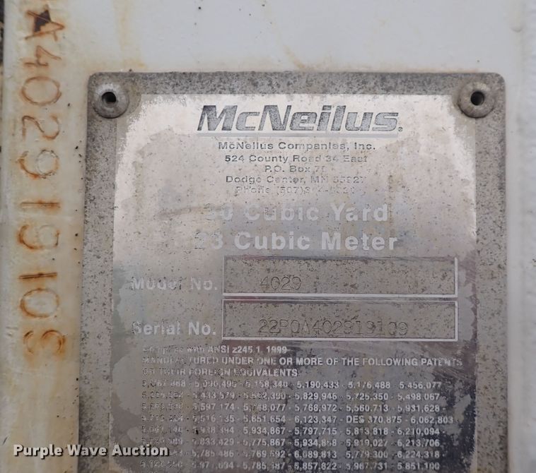 image for item DQ2948 2005 Freightliner Condor  refuse truck