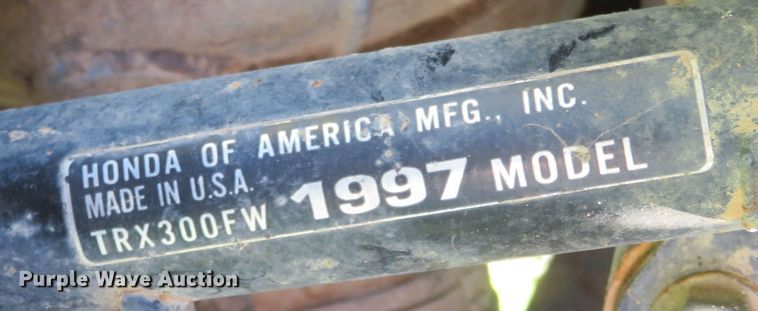 image for item DR0125 1997 Honda TRX300FW  ATV