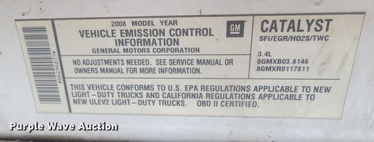 image for item DR0138 2008 Pontiac Torrent  SUV