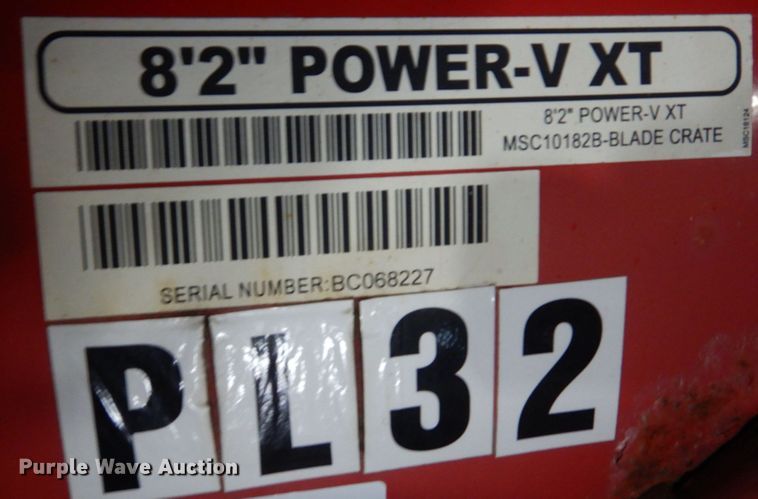 image for item DR0528 The Boss Power-V XT  snow plow