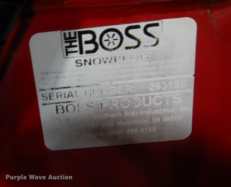 image for item DR0529 The Boss Power-V XT  snow plow