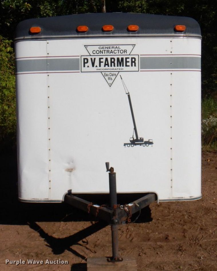 image for item DR0548 1993 United Express Line  enclosed cargo trailer