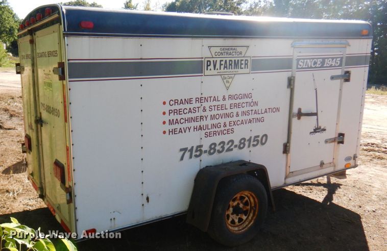 image for item DR0548 1993 United Express Line  enclosed cargo trailer