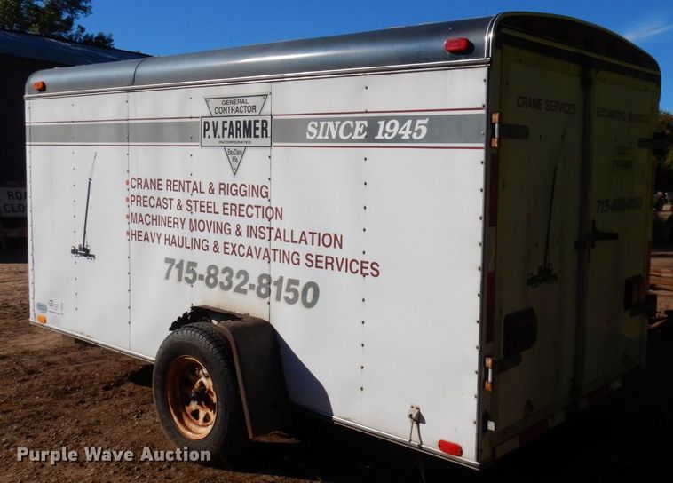 image for item DR0548 1993 United Express Line  enclosed cargo trailer