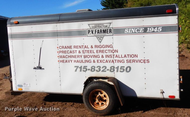 image for item DR0548 1993 United Express Line  enclosed cargo trailer