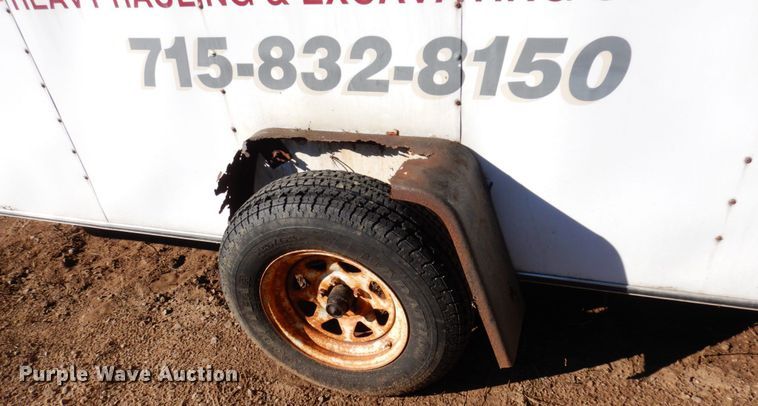 image for item DR0548 1993 United Express Line  enclosed cargo trailer