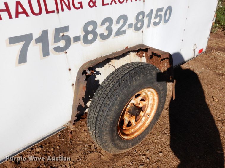 image for item DR0548 1993 United Express Line  enclosed cargo trailer