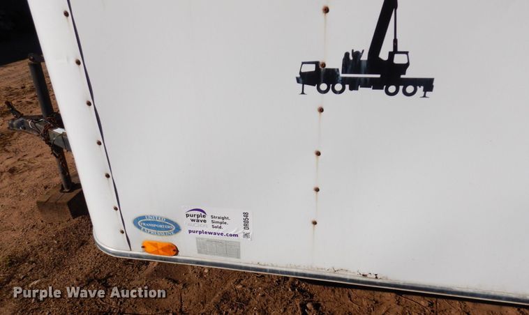 image for item DR0548 1993 United Express Line  enclosed cargo trailer