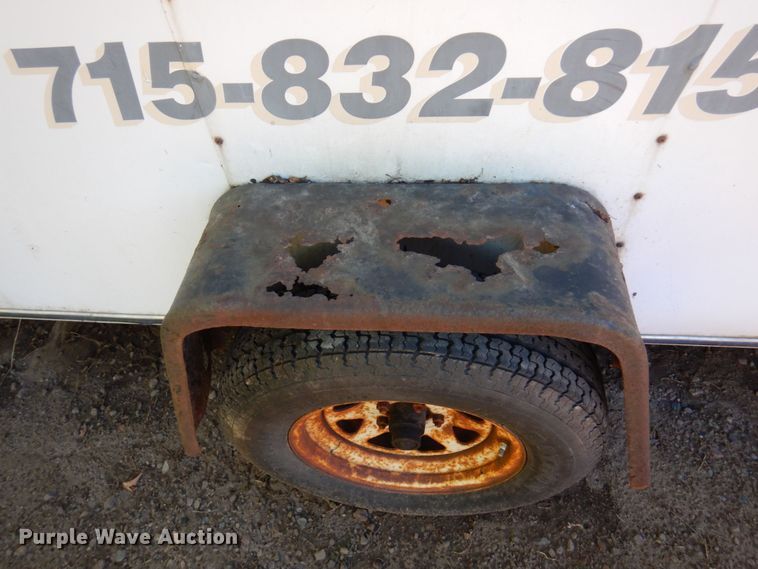 image for item DR0548 1993 United Express Line  enclosed cargo trailer