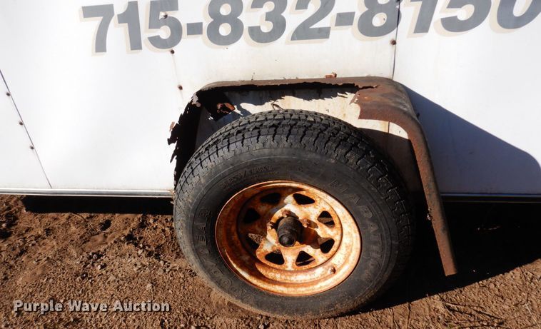 image for item DR0548 1993 United Express Line  enclosed cargo trailer