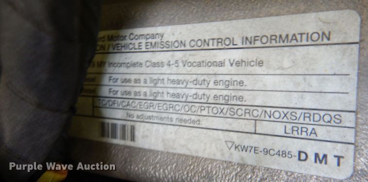 image for item DR2031 2019 Ford F550 Super Duty XL  utility / service truck