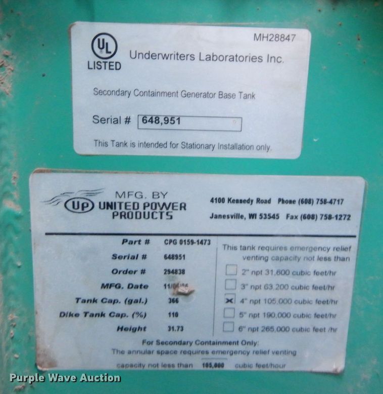 image for item DS1407 2007 Cummins DSHAE-5782255  generator