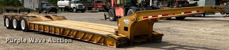 image for item IA9163 1997 Load King  lowboy equipment trailer