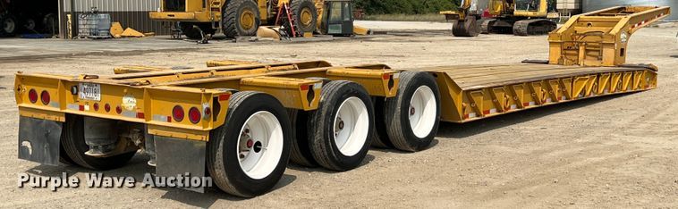 image for item IA9163 1997 Load King  lowboy equipment trailer