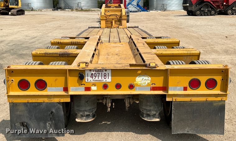 image for item IA9163 1997 Load King  lowboy equipment trailer