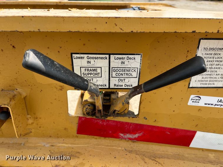 image for item IA9163 1997 Load King  lowboy equipment trailer