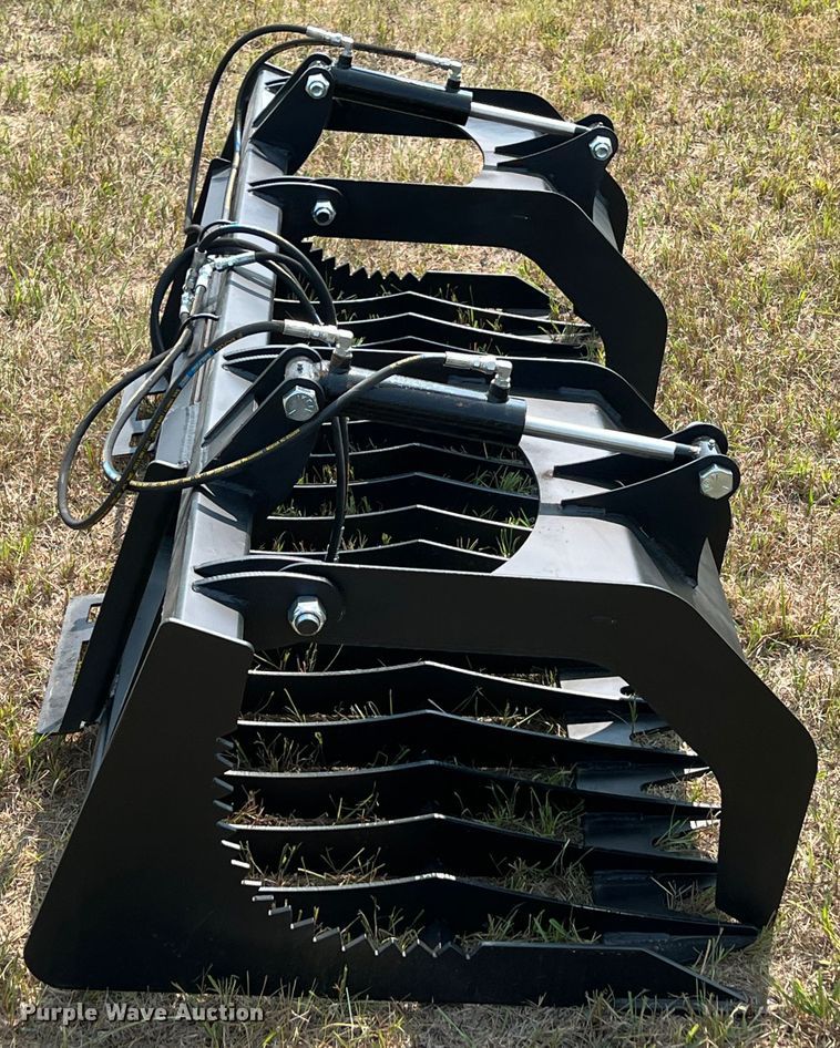 image for item IA9176 80" W skid steer rock grapple bucket