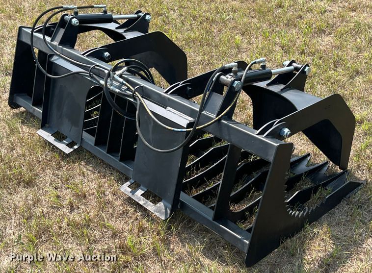 image for item IA9176 80" W skid steer rock grapple bucket