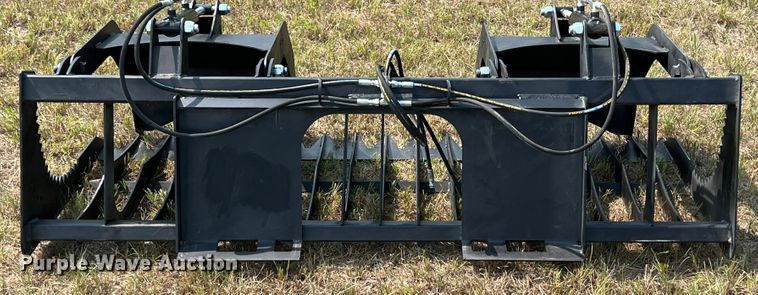 image for item IA9176 80" W skid steer rock grapple bucket