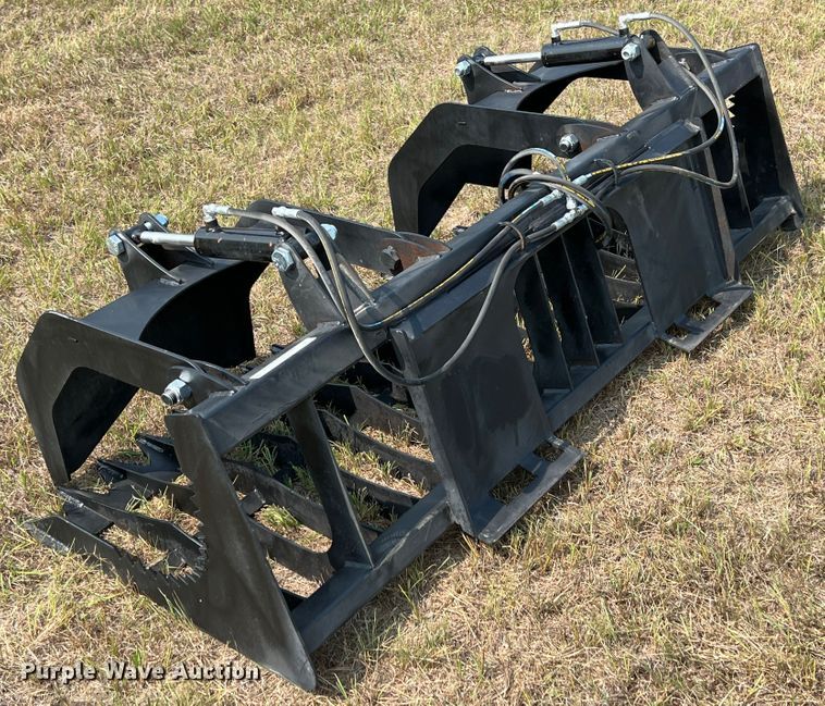 image for item IA9176 80" W skid steer rock grapple bucket