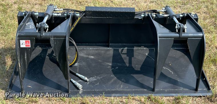 image for item IA9180 72" W skid steer grapple bucket