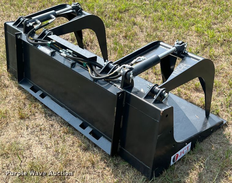 image for item IA9180 72" W skid steer grapple bucket