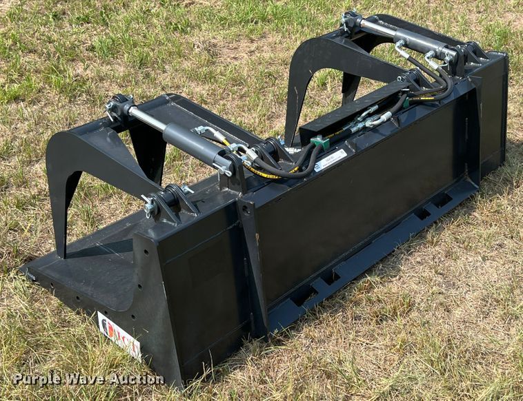 image for item IA9180 72" W skid steer grapple bucket