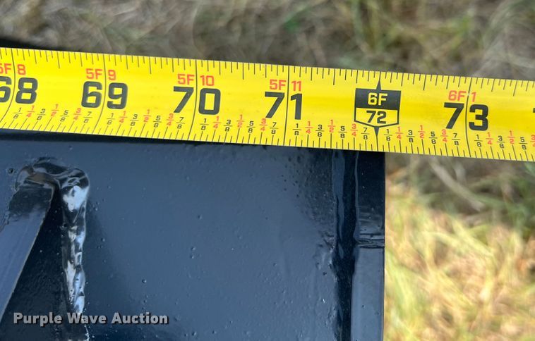 image for item IA9180 72" W skid steer grapple bucket