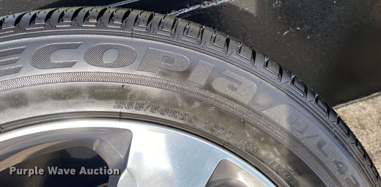 image for item IG9782 (4) Bridgestone 265/50R20 tires and wheels