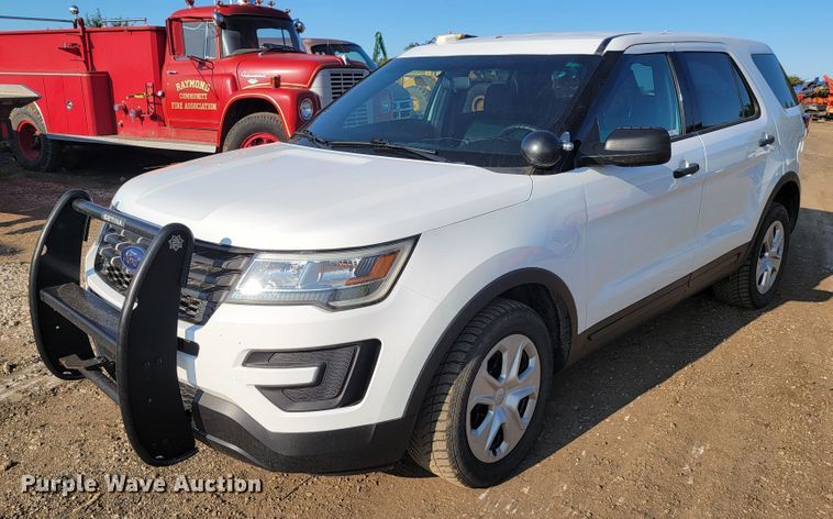 image for item JC9598 2016 Ford Explorer Police Interceptor  SUV