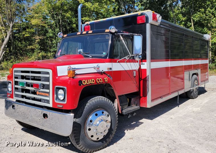 image for item JL9358 1982 International 1954  rescue vehicle