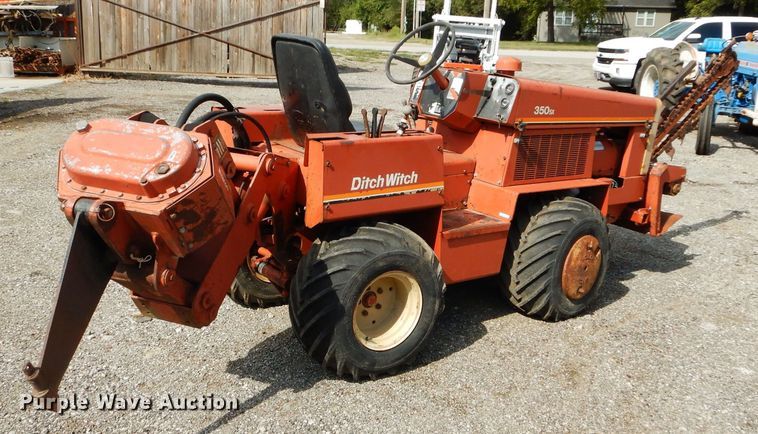 image for item JX9112 1988 Ditch Witch 350SX  cable plow