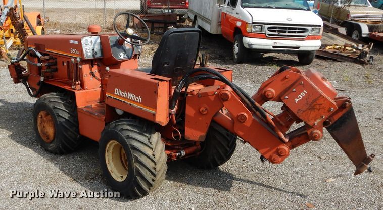 image for item JX9112 1988 Ditch Witch 350SX  cable plow