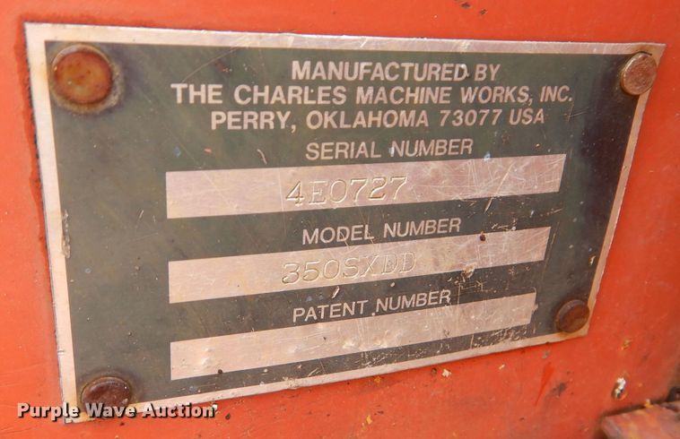 image for item JX9112 1988 Ditch Witch 350SX  cable plow