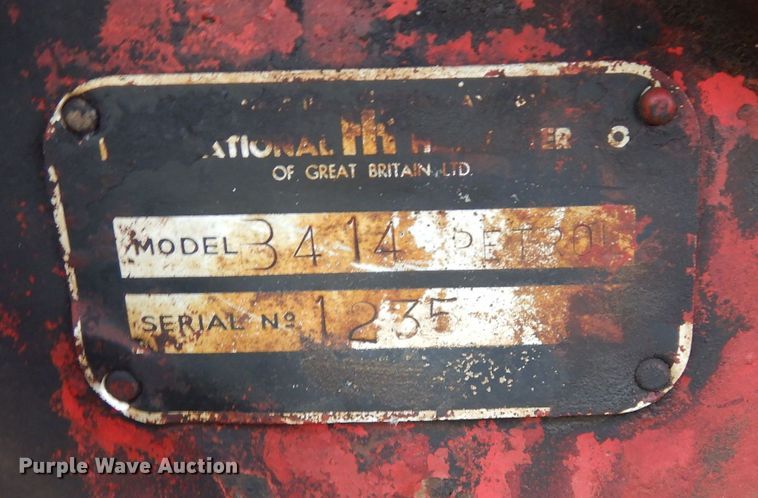 image for item JX9114 1961 International Harvester B414  tractor