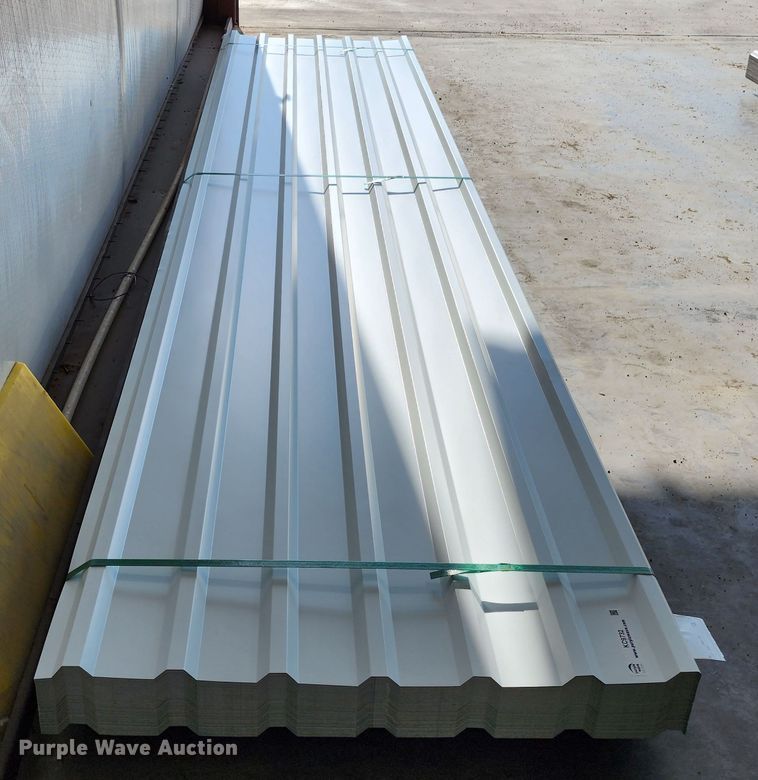 image for item KC9732 (160) sheets of 2022 Doerksen Metal Components metal siding/roofing