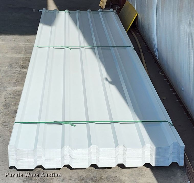image for item KC9732 (160) sheets of 2022 Doerksen Metal Components metal siding/roofing