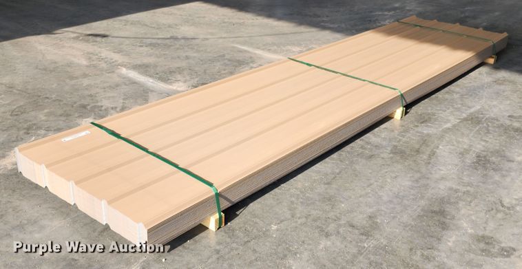 image for item KC9733 (174) sheets of 2022 Doerksen Metal Components metal siding/roofing