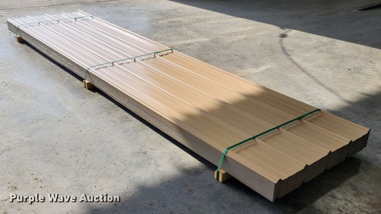 image for item KC9733 (174) sheets of 2022 Doerksen Metal Components metal siding/roofing