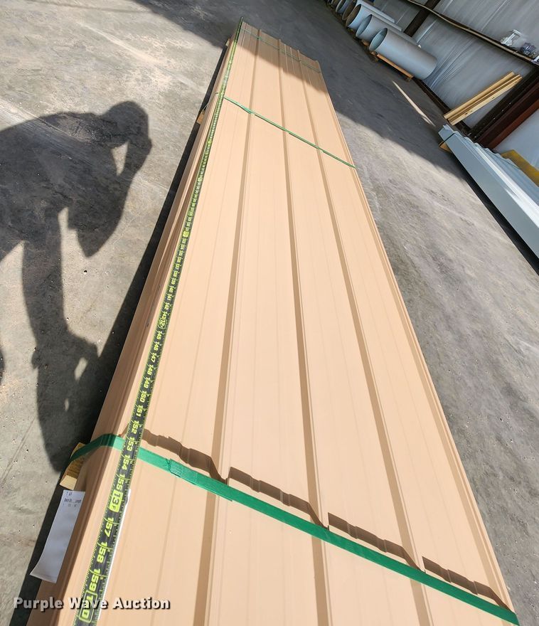 image for item KC9733 (174) sheets of 2022 Doerksen Metal Components metal siding/roofing