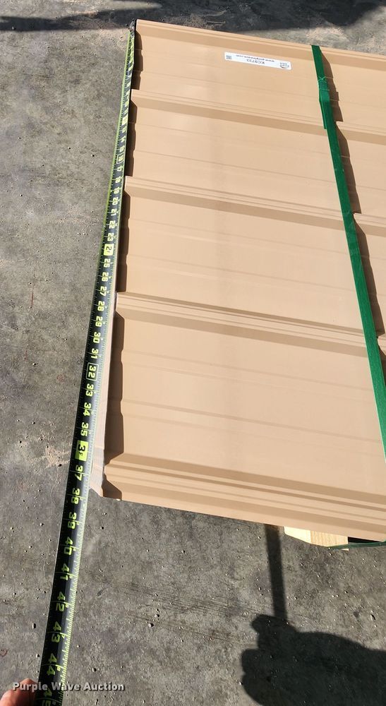 image for item KC9733 (174) sheets of 2022 Doerksen Metal Components metal siding/roofing
