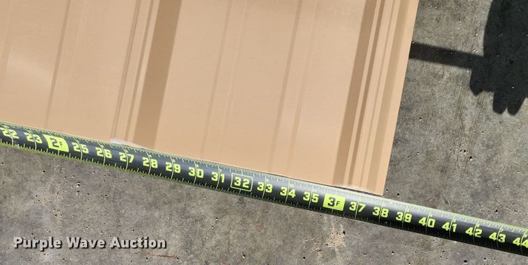 image for item KC9733 (174) sheets of 2022 Doerksen Metal Components metal siding/roofing