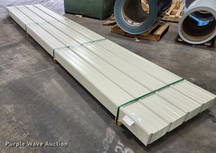 image for item KC9734 (170) sheets of 2022 Doerksen Metal Components metal siding/roofing