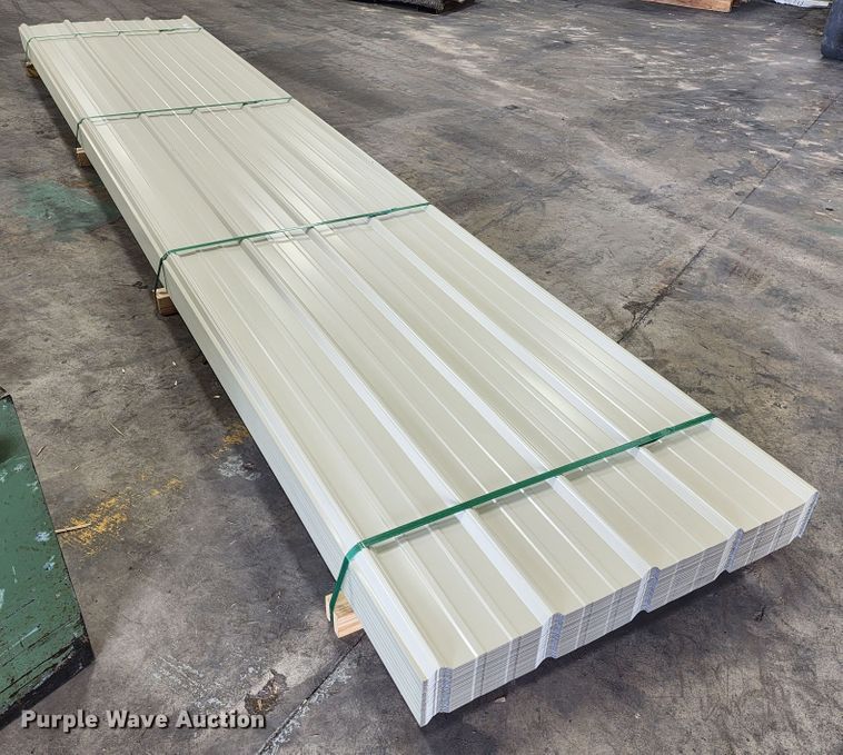 image for item KC9734 (170) sheets of 2022 Doerksen Metal Components metal siding/roofing