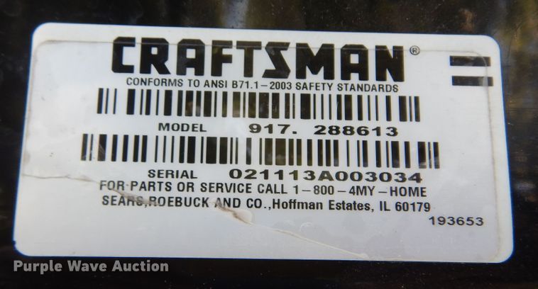 image for item KF9431 Craftsman GT6000  lawn mower